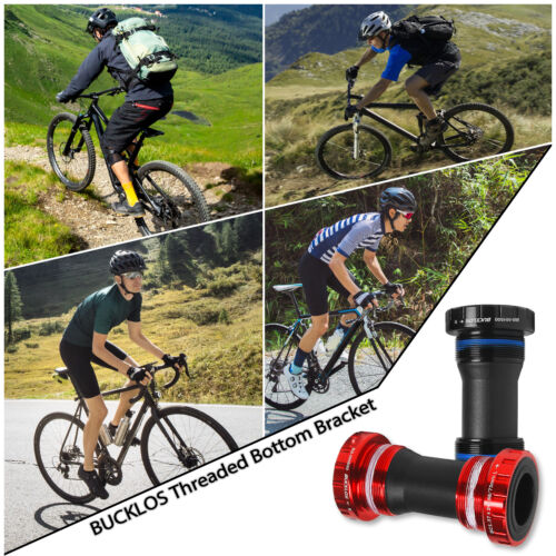 68/73mm Hollow Threaded Crank Bottom Bracket MTB Road Bike BB For Shimano SRAM - Picture 6 of 8