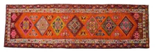 Runner Rug Hand Made Antique Turkish Rug Hallway Runner Pure Wool  2.10 x 9.4 ft