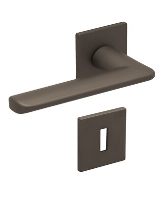 Türgriff Eckig Scoop 8010 Q T-Form Titanium matt