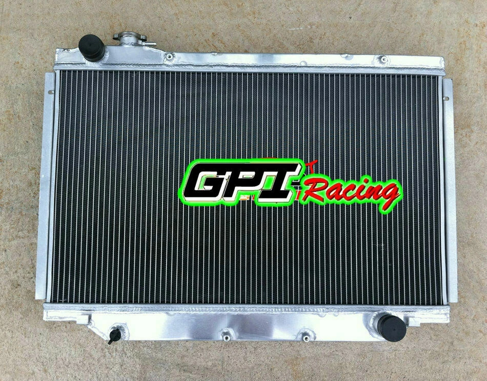 Aluminum Radiator+Fans For Toyota Land cruiser 80 Series HDJ80 HZJ80 MT - Image 4 of 4