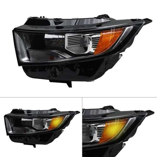 Halogen Headlights Assembly Compatible w/Ford Edge 2015 2016 2017 2018,Including - Picture 2 of 7