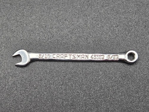 Craftsman Wrenches Metric Ignition Small Combination SAE 16 Pieces 43941-948 - Foto 14 di 17