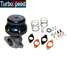 Emusa 38mm 2 Bolt Adjustable External Turbo Wastegate Black Fits Springsflange