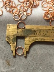 150 Copper 8 Mm Open Jump Rings