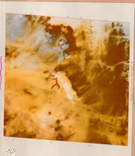 JN Desert Terrain Satellite Image – Geoglyph Marker, NASA Style Aerial Print
