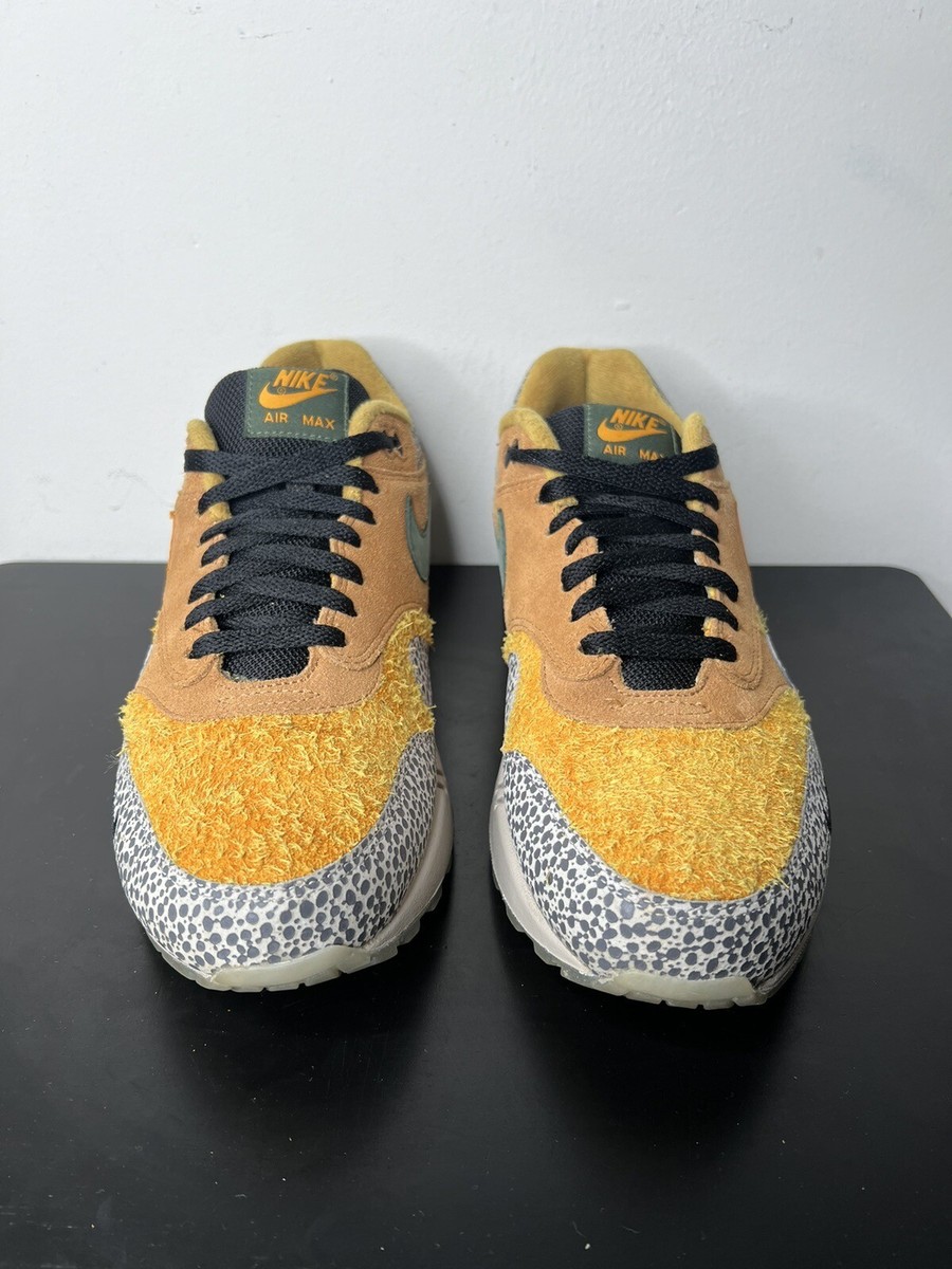 NIKE AIR MAX 1 PREMIUM QS SAFARI Atmos Supreme Sz 11 AM 98 NIKE AIR MAX 1 PREMIUM QS SAFARI Atmos Supreme Sz 11 AM 98