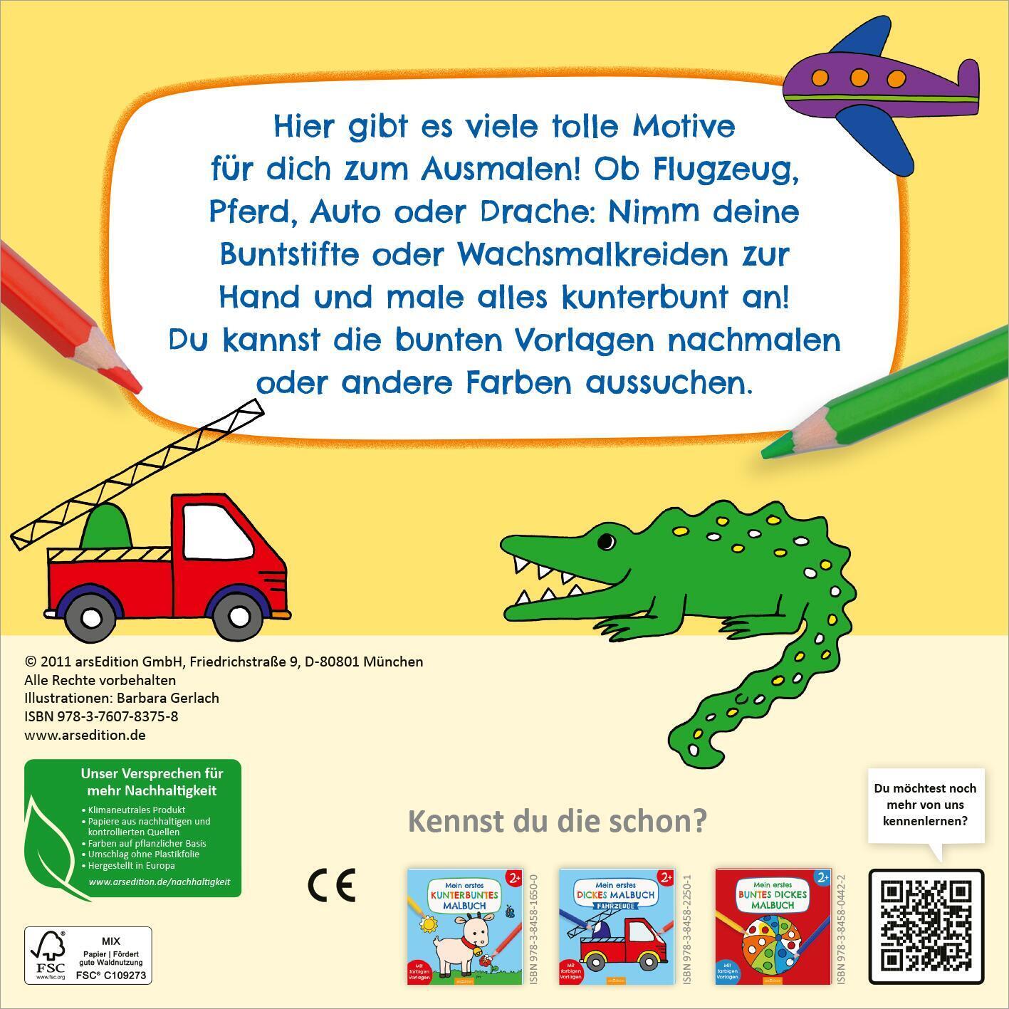 Thumbnail - Barbara Gerlach / Mein Erstes Dickes Malbuch