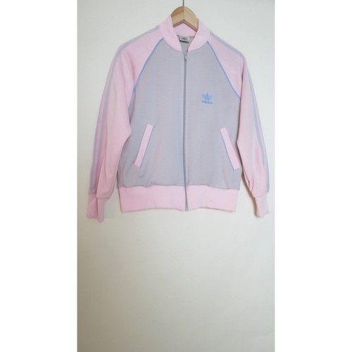 Vintage 80s Adidas Pink Grey Track 