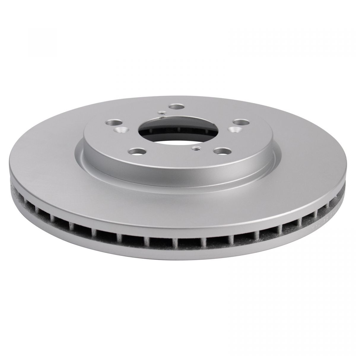 Front Brake Caliper Ceramic Pad & Coated Rotor Kit w/Fluids for Honda