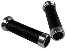 Lenkergriffe alu gumii 2 St schwarz VT VN VS chopper mit Lenker 22 mm clasic bob
