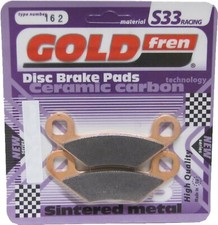 Goldfren S33 Brake Pads Rear For Polaris 450 S Outlaw 2008