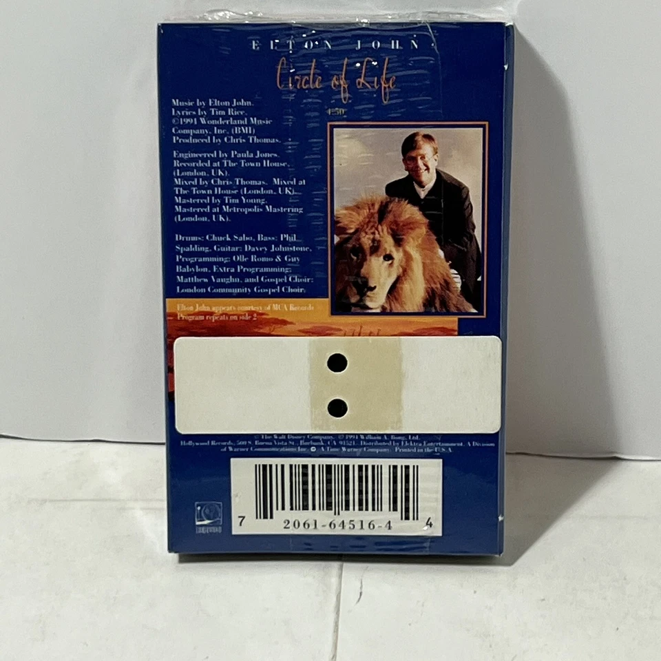 Elton John Circle of Life Cassette Single New Sealed - Image 2 of 4