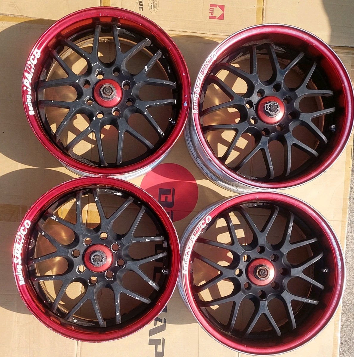 Rare Sparco Racing Crimson NS2 Wheels | eBay