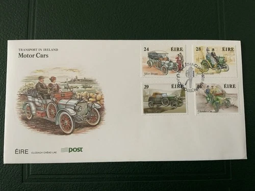 Ireland 1989 #736-739 Classic Cars - FDC