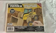 Tonka Build Your Own 3D Front Loader Kit 49 piece Peachtree Playthings NEW