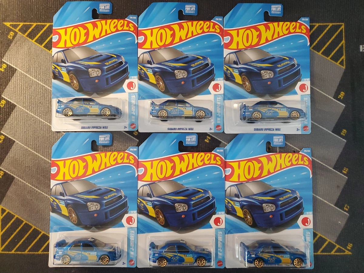 Hot Wheels Subaru Blue Contemporary Manufacture Diecast Cars