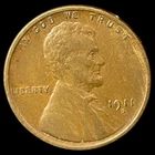1911-S Wheat Cent - Lincoln Penny United States of America 1c Vintage Coin