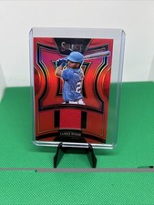 2025 Panini Select Baseball James Wood Red Rookie SwatchesPatch 42/99 🔥 RC Nats