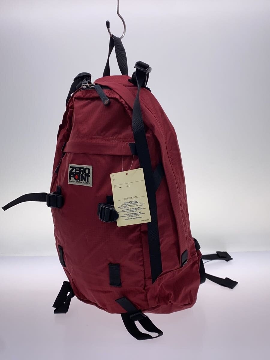 ZERO POINT Backpack, Nylon, Red, Solid Color, 122… - image 2