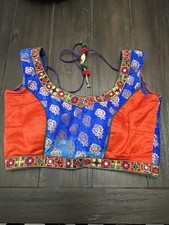 Indian Blouse Choli Top for Saree Bollywood Belly Dance