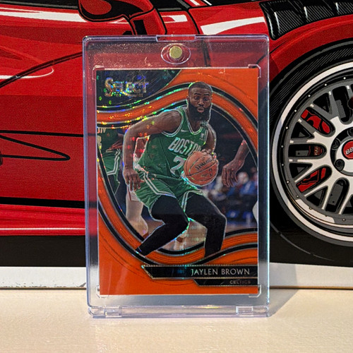 Panini Select 2020-21 Jaylen Brown Celtics Courtside #236 Neon Orange /15