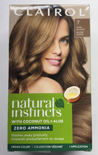 Clairol Natural Instincts Zero Ammonia Semi Permanent Hair Color 7 DARK BLONDE