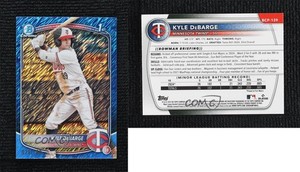 2025 Bowman Chrome Prospects Blue Shimmer Refractor /150 Kyle DeBarge #BCP-139