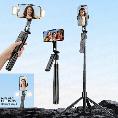 Universal 76-inch Selfie Stick Tripod Stand for Cell Phone with Bluetooth Remote