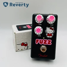 Fender x Hello Kitty Fuzz Black Guitar Effect Pedal Compact Effector Limited New