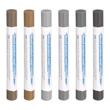 6pcs Wood Filler Sticks 6 Colors Wax Sticks Kit for Scratches Gray