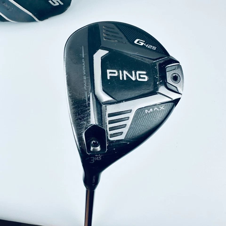 Left Hand Ping G425 Max #3 Wood / 14.5 Degree / Stiff Flex Ping Tour Chrome 75 S - Image 2 of 4