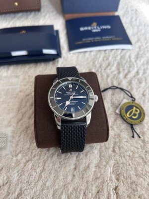 Breitling Superocean Heritage schwarzes Zifferblatt Herrenuhr - AB2030121B1S1