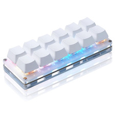 12 Keys Mini Mechanical Gaming Keyboard One Handed Keypad USB-C Wired OSU Keypad