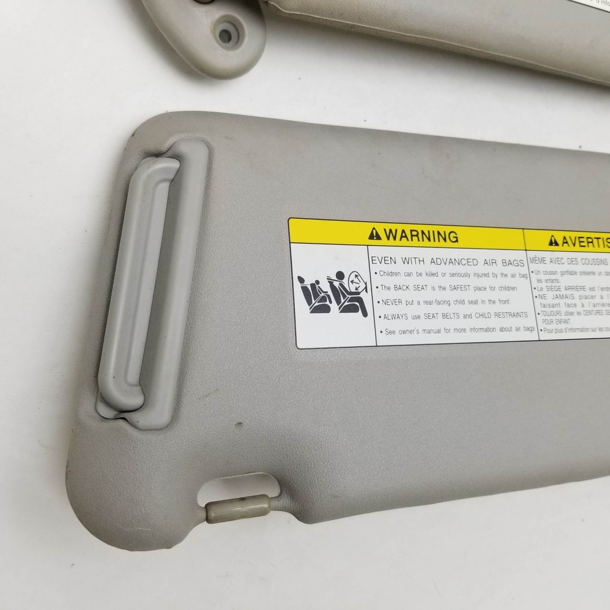 SUZUKI GRAND VITARA 2007 2008 2009 Sun Visor Gray 07 08 09 LEFT
