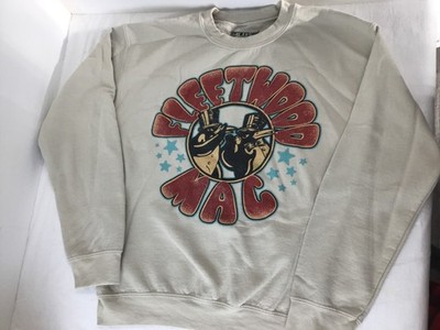 Fleetwood Mac Penguins & Stars Sweatshirt Size Adult Medium Tan