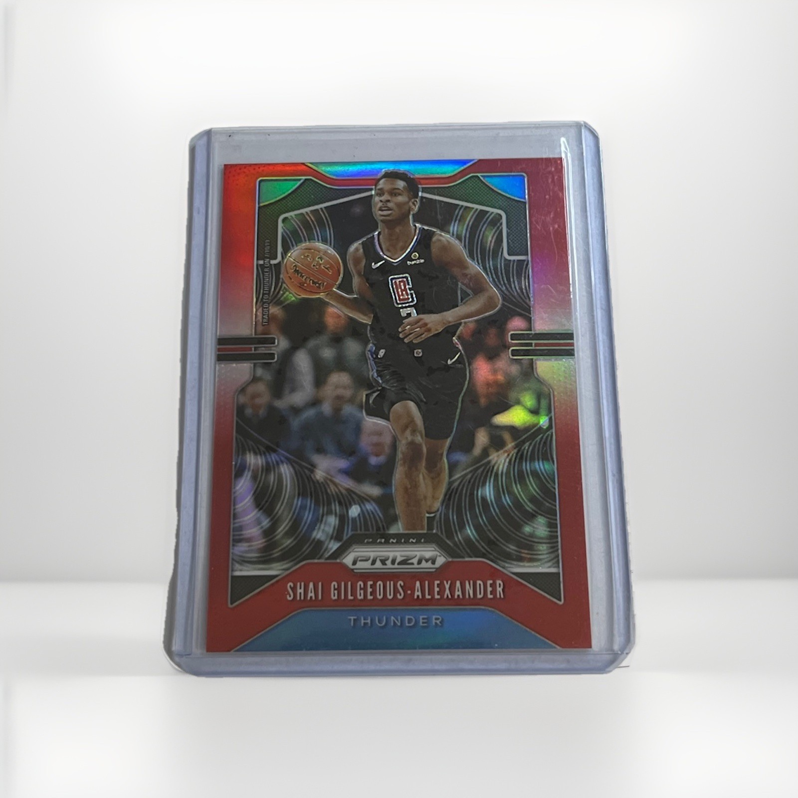 2019-20 Panini Prizm SHAI GILGEOUS-ALEXANDER Red Prizm /299 SP #122