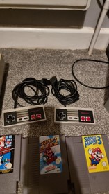 Nintendo NES Console Bundle 9 Games Super Mario 1 2 3 Donkey Kong &ndash; Fully Tested