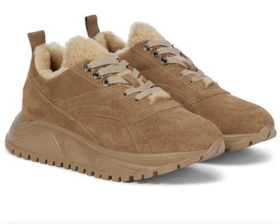 Bogner Malaga suede platform sneakers, Size 40/US 9