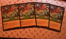Disney Lorcana Chernabog - Unnatural Force 77/204 Winterspell Super Rare 4 Cards