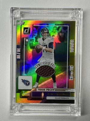 2025 Jersey Fusion Ryan Tannehill Game Dated Ball Stars Game Used /54