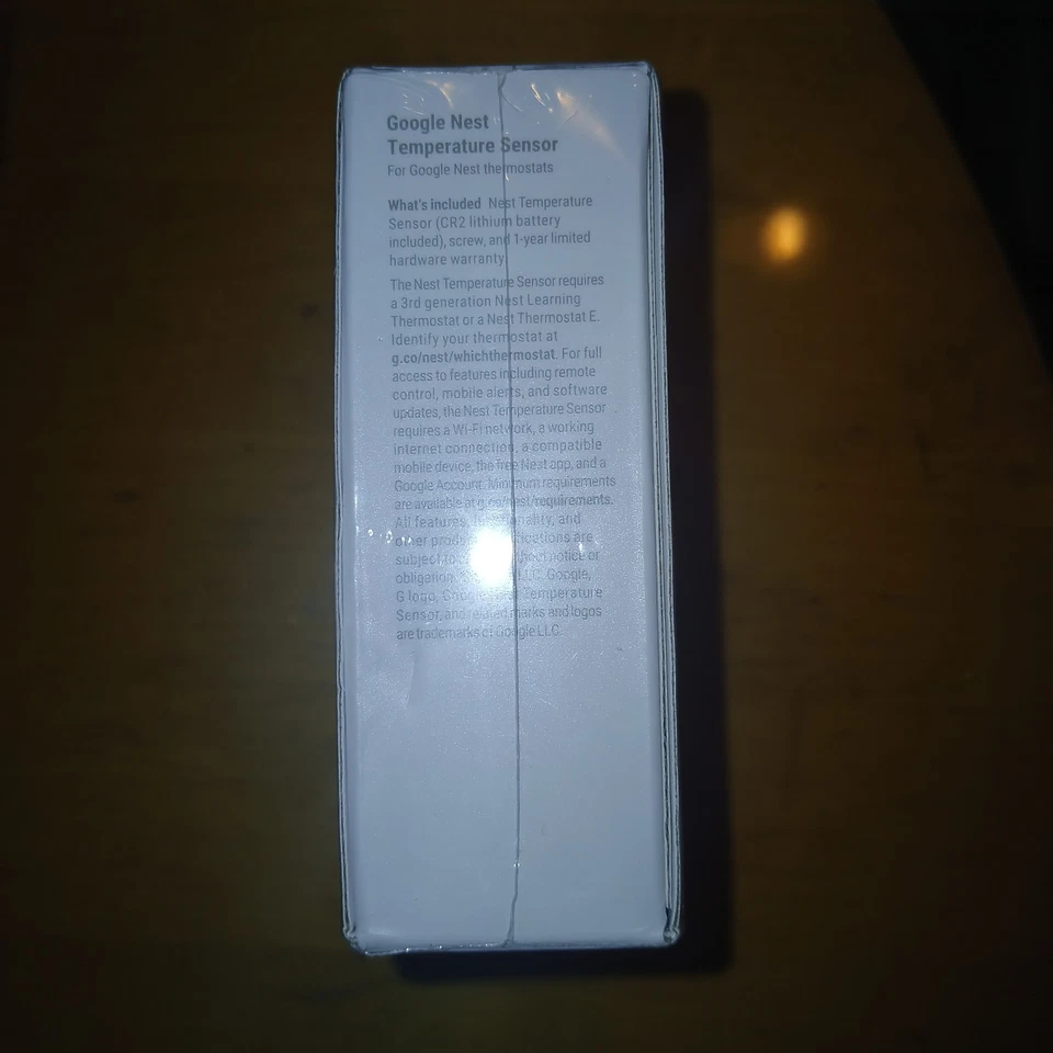 Google Nest Thermostat Sensor 3rd Gen Brand New Still In Sealed Box - Image 3 of 4