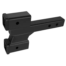 84088  Trailer Dual Hitch Extender with 2-1/4 and 4-1/4-inch Rise/Drop, Hitch 