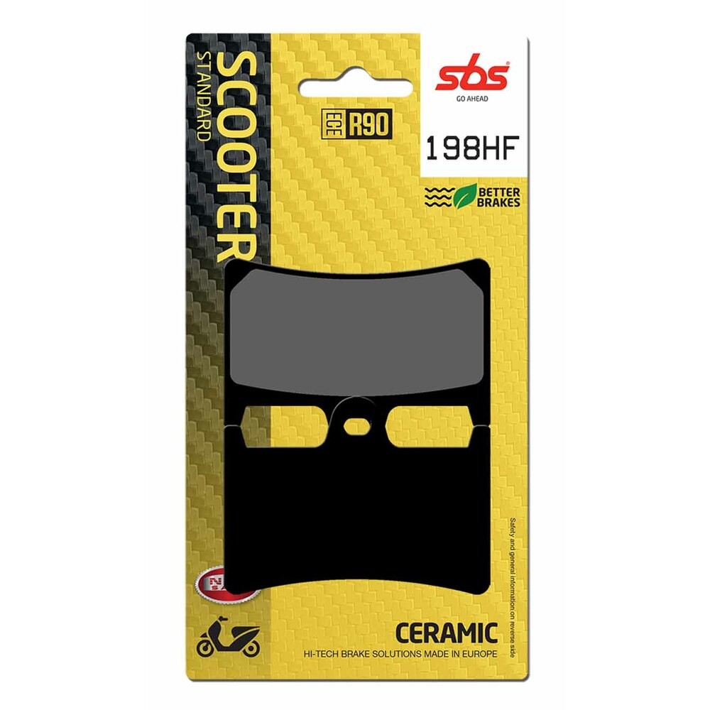Brake Pad SBS P198-HF Motorcycle Engine Spare Parts Moped Accessories