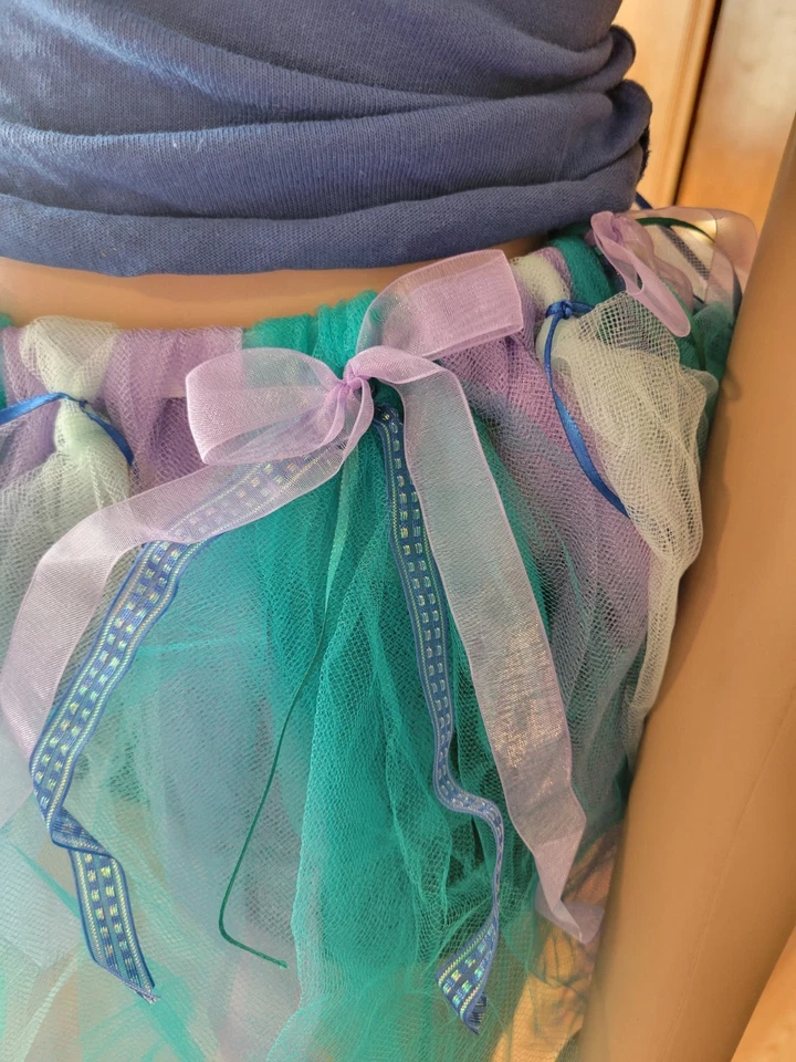 Mujer/Junior Pequeño Sirena Colores Baile Disfraz/Traje Halloween Foto 3 de 4