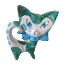 Vintage Lipper Mann Mid Century Modern Flat Face Kitty Cat MCM Retro 1960s Boy