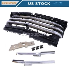 Fit 2022-2024 Chevy Silverado 1500 High Country Chrome Front Hood Grille Grill