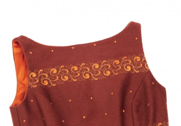 TOCCA Embroidery Wool Dress Size 4(K-130453) - Image 3 of 4