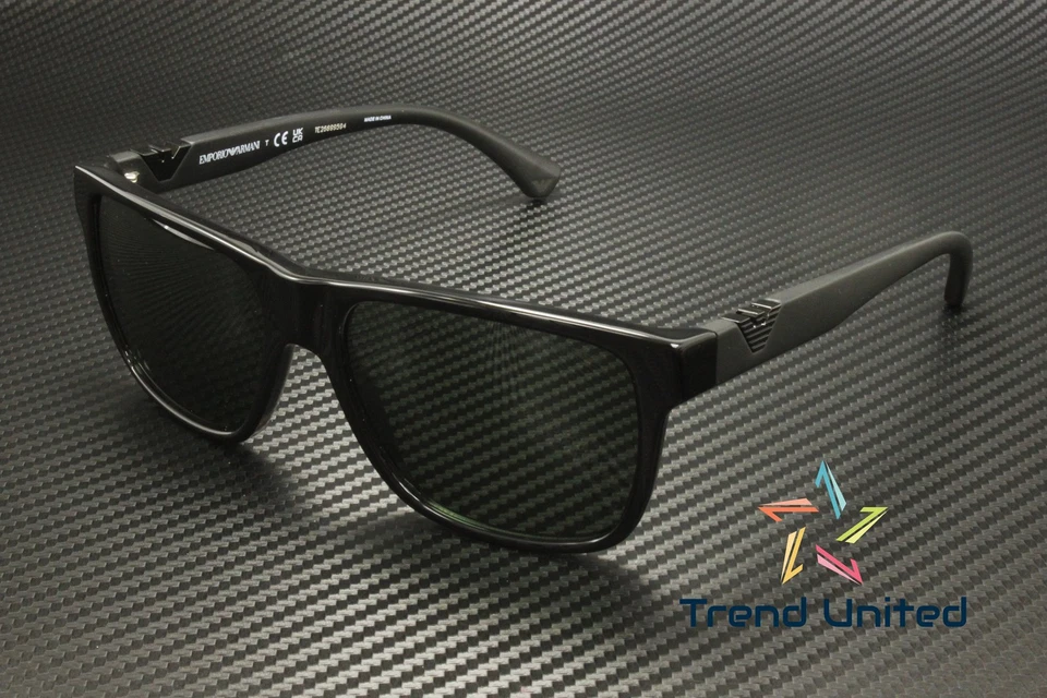 Gafas de sol para hombre EMPORIO ARMANI EA4035 501771 negro gris verde 58 mm Foto 2 de 4