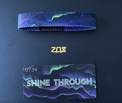 zox Armband Med - SHINE THROUGH *Aurora* *RFID-Interaktive Affirmation* #707 
