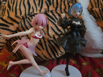 Re:Zero figure lot of 2, Rem and Ram anime collectables